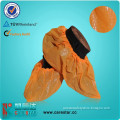 Disposable orange waterprrof CPE Shoe Cover